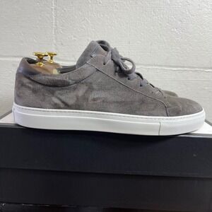 To Boot New York Adam Derrick Low Gray Suede Casual Sneaker Shoes Men's 10 US